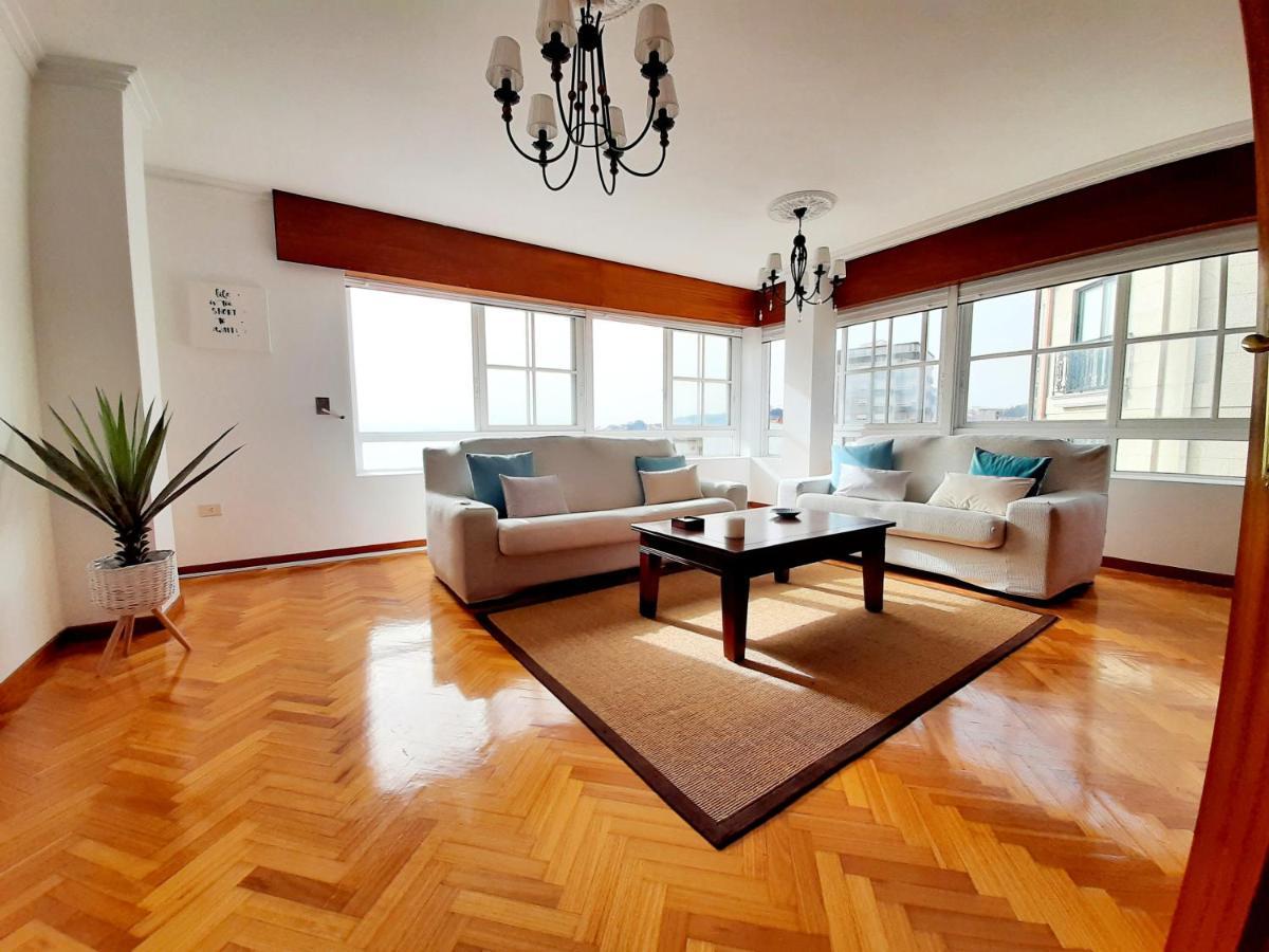 Апартаменты Piso Mirador Playa De Coroso Рибейра Экстерьер фото